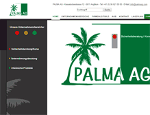 Tablet Screenshot of palmaag.com